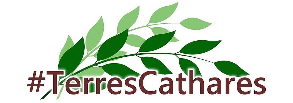 Logo de #TerresCathares ∙ cathares.org | Voyage virtuel en Terres cathares depuis 1996