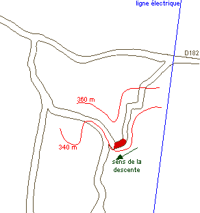 détail du plan de la curiosité de Lauriole