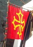drapeau aux armes de Toulouse