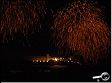 photogrqphie de Gauthier Langlois : l'embrasement de la cité de Carcassonne le 14 juillet 2002