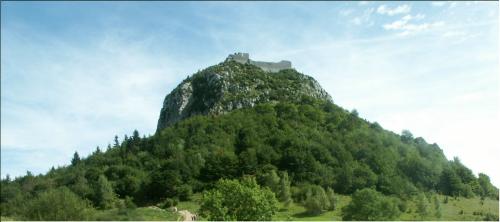 le pog de Montségur, vu depuis le parking