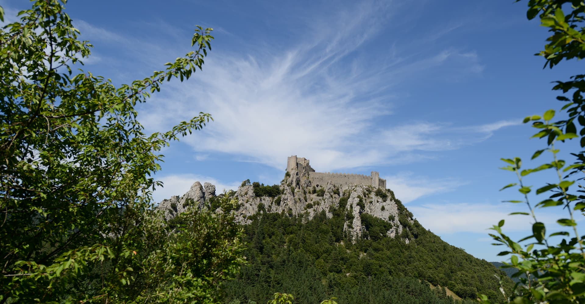 Le château de Puilaurens (photographie : Philippe Contal, 2013)