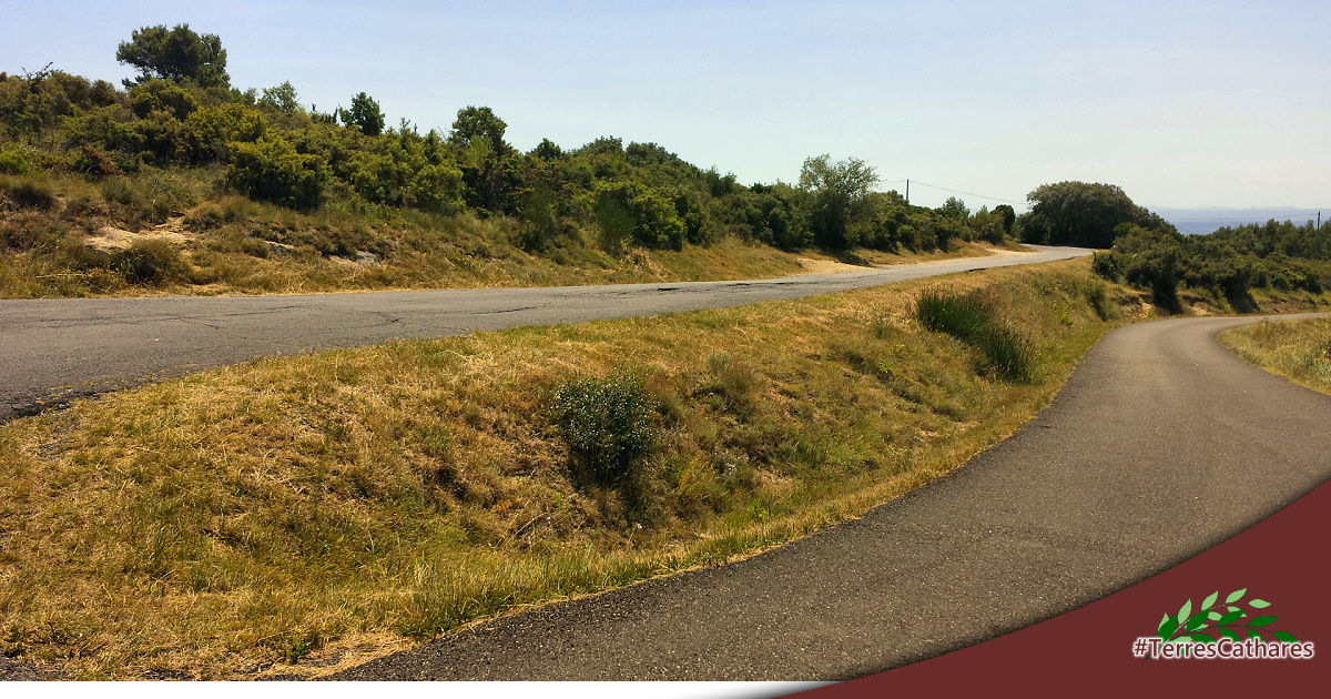 Lauriole la route qui monte et qui descend en Minervois TerresCathares — free download